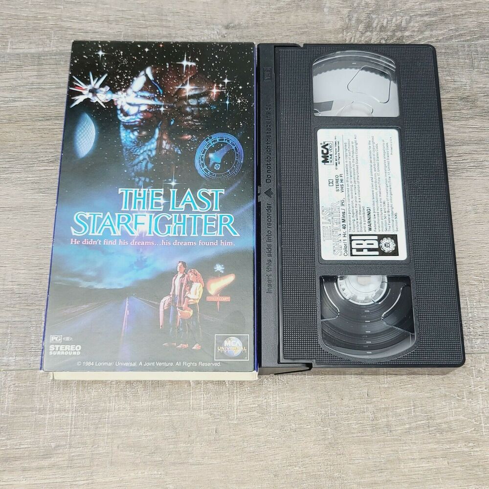 The Last Starfighter (VHS, 1997) Lance Guest Dan O'herlihy
